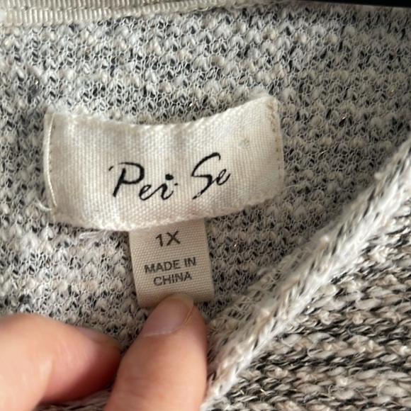 Per Se Tunic Sweater Size 1X - Picture 4 of 9